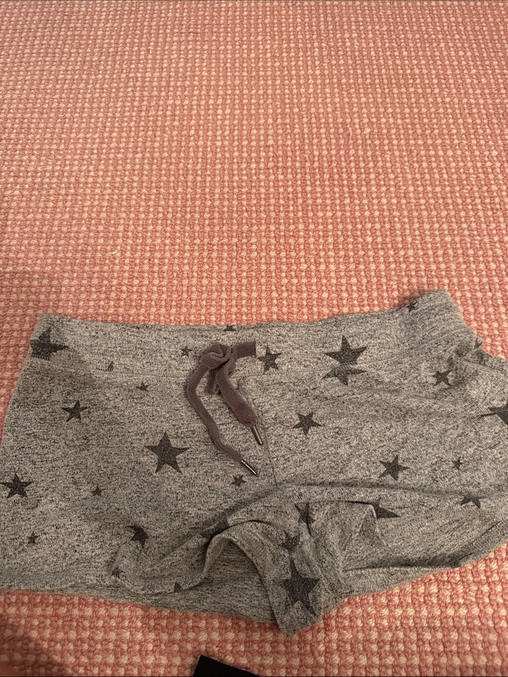PJ Salvage Grey Star-Print Kids Shorts with Drawstring